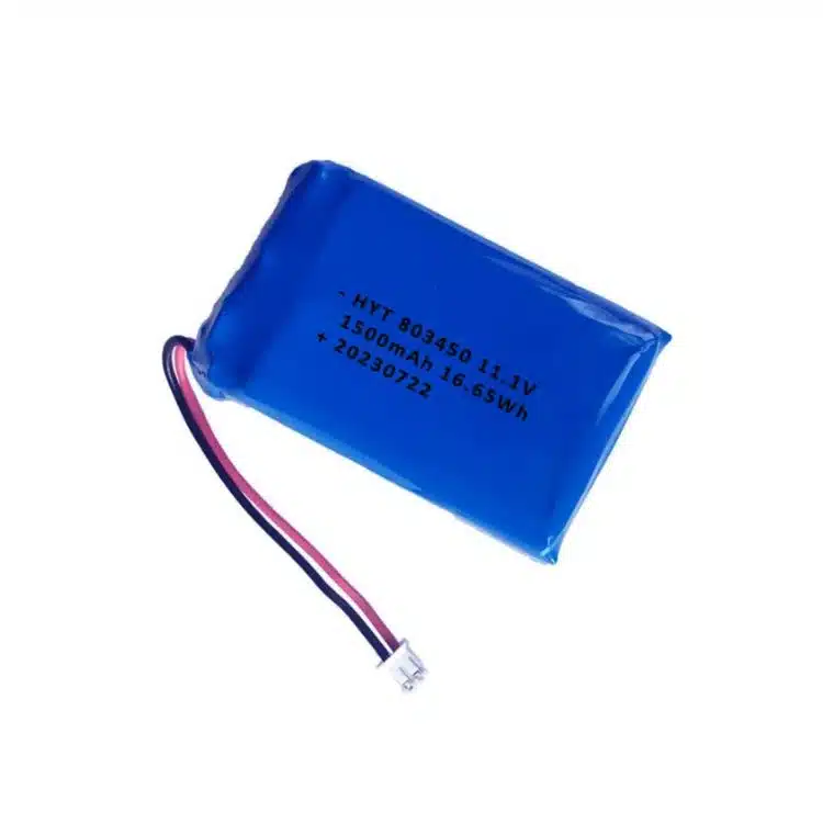 11.1v 1500mah lipo battery 803450