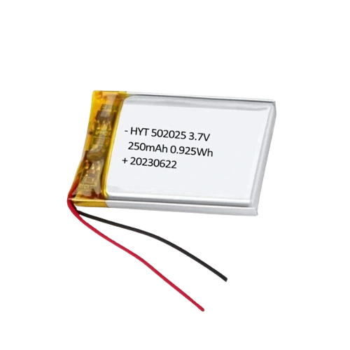 3.7v 200mah lithium polymer battery 502025