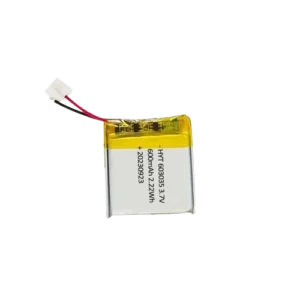 3.7v 600mah lithium polymer battery 603035