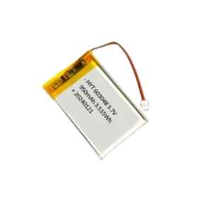 3.7v 950mah li polymer battery 603048
