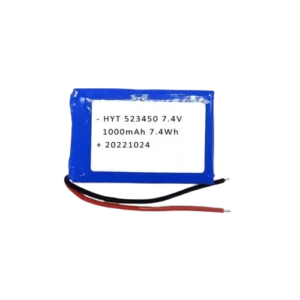7.4v 1000mah lipo battery 523450