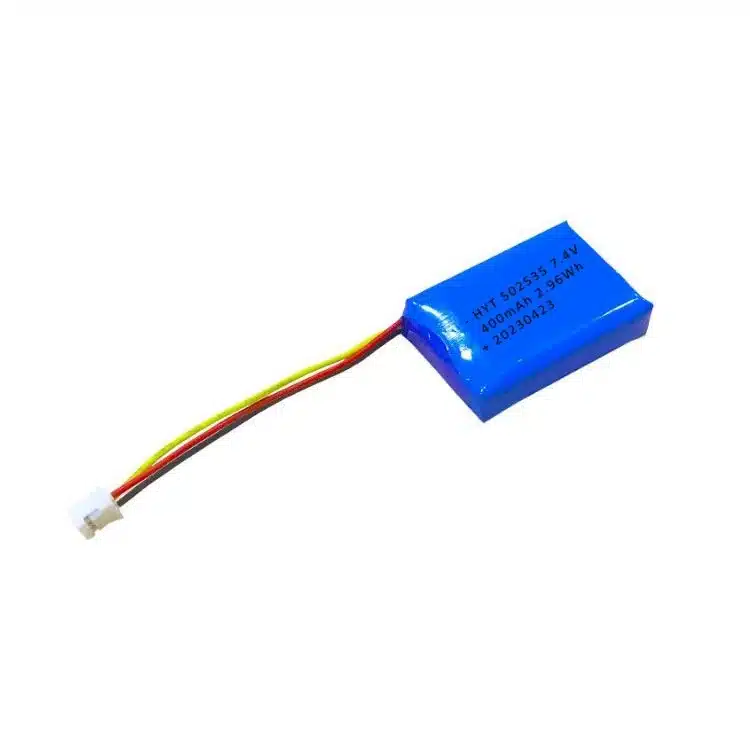 7.4v 400mah lipo battery 502535