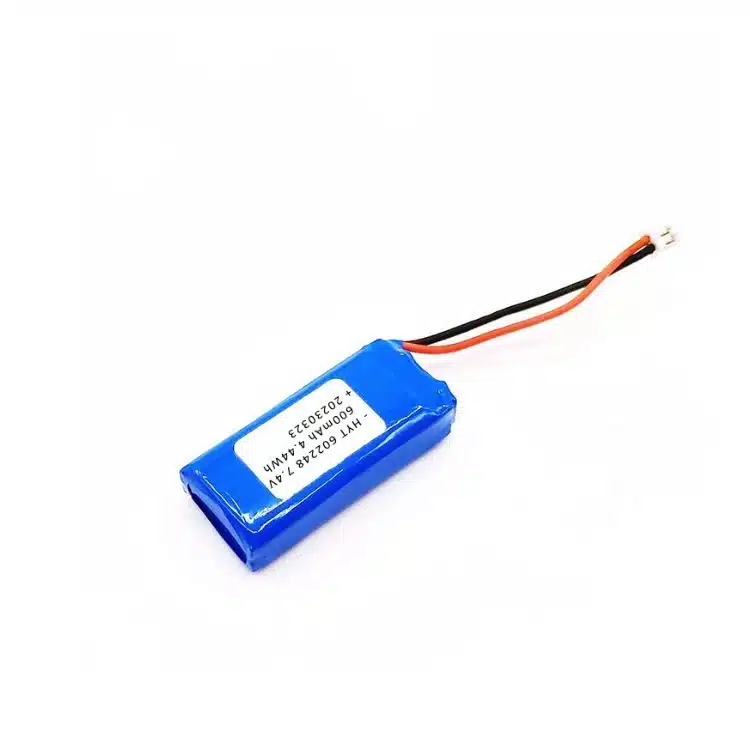 7.4v 600mah lipo battery 602248