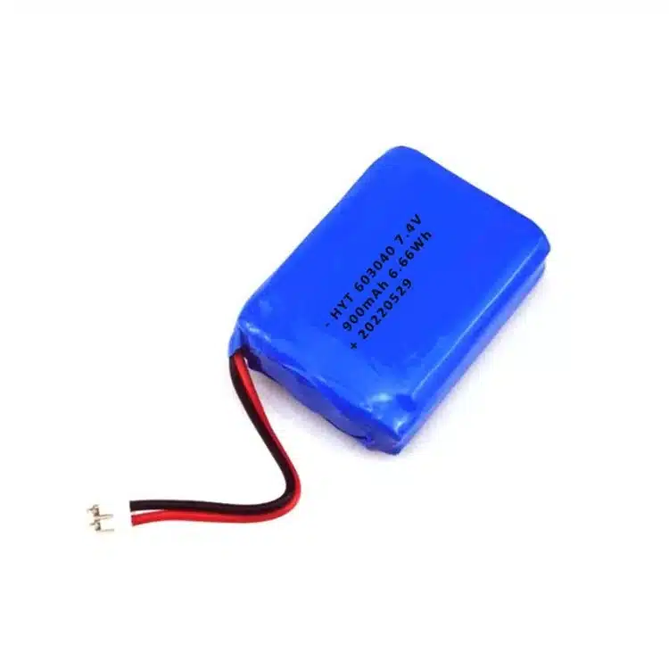 7.4v 900mah lipo battery 603040