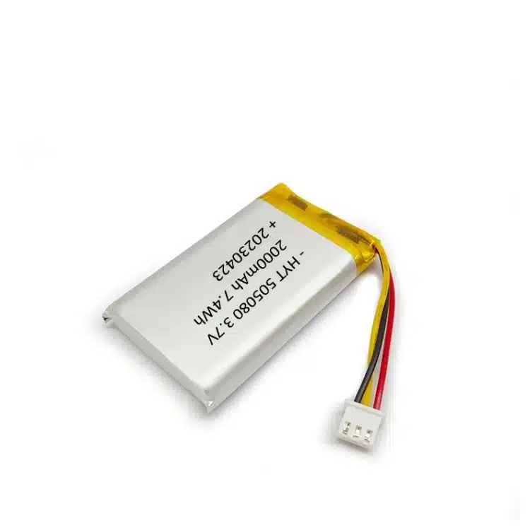 li polymer battery 3.7v 2000mah 505080