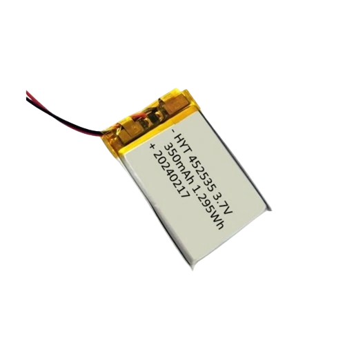 lithium ion polymer battery 3.7v 350mah 452535