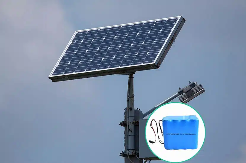 solar street light with battery image