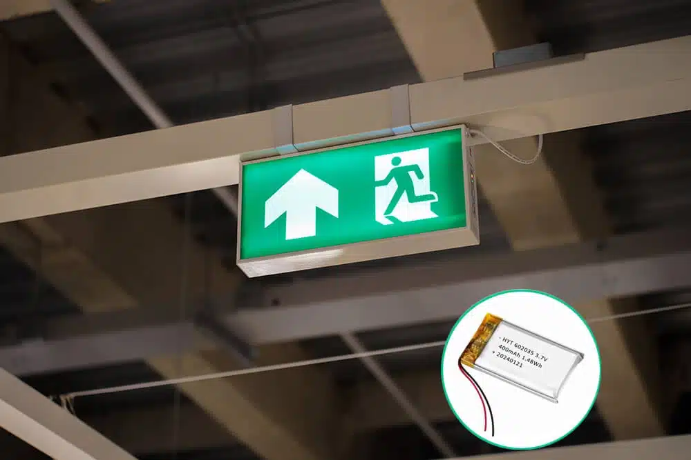 emergency light battery