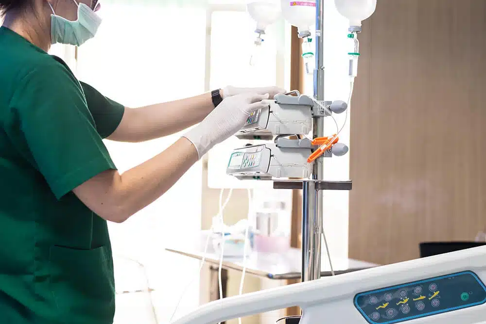 infusion pump set application