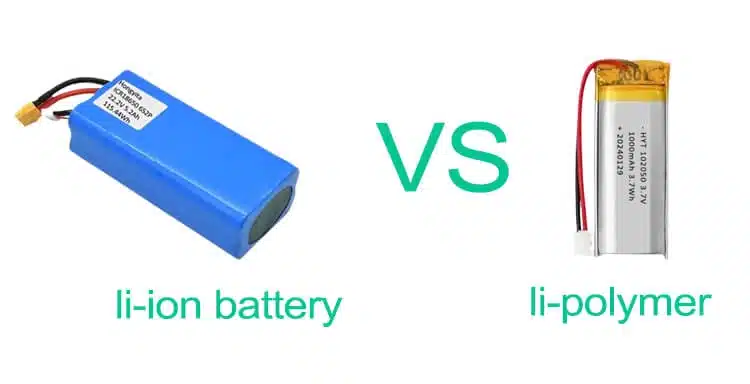 Li polymer battery vs lithium ion battery