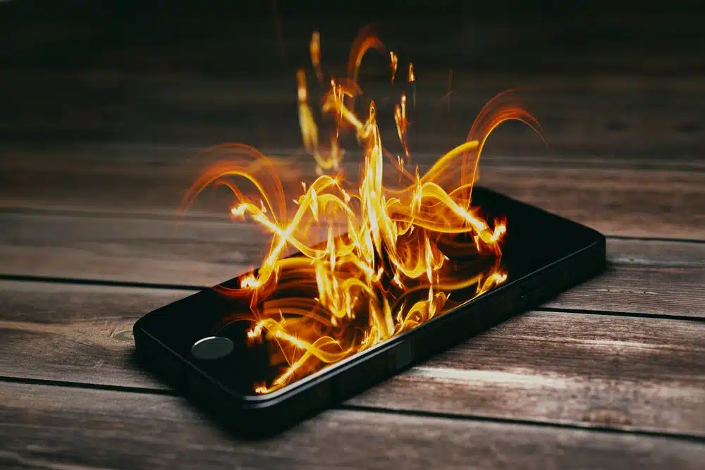 lithium battery fire