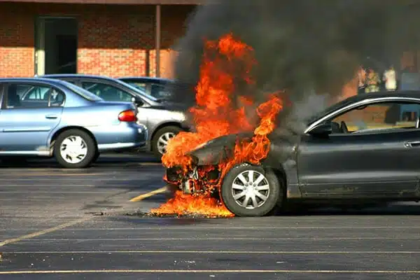 what to do if a car fire