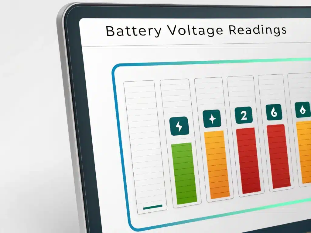 battery voltage reading