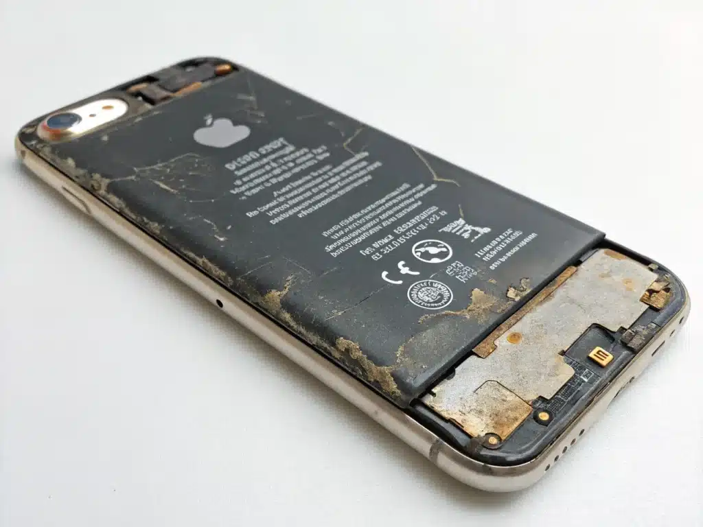 degraded li ion battery