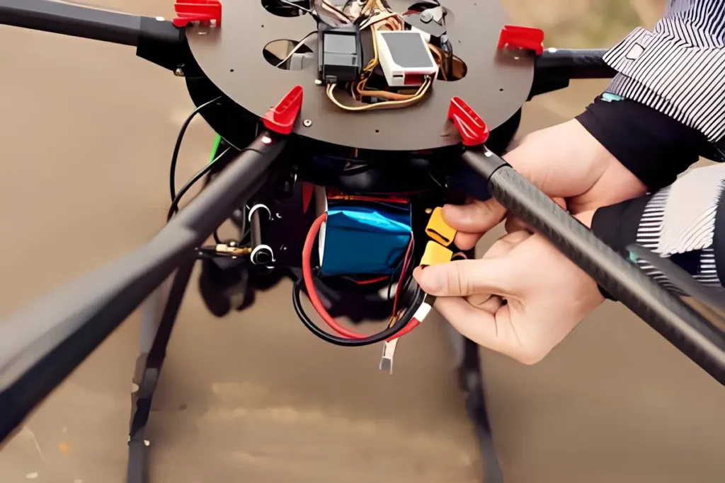 drone with lithium battery