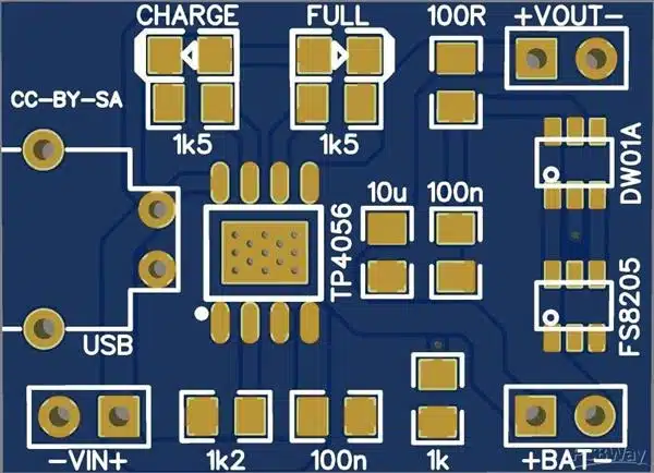 tp4056 charging circuit