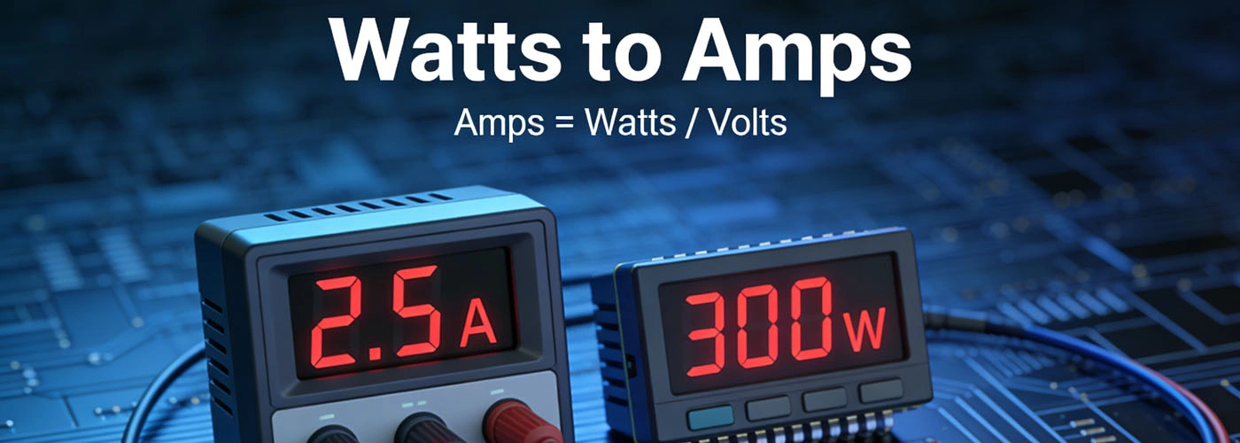 convert watts to amps