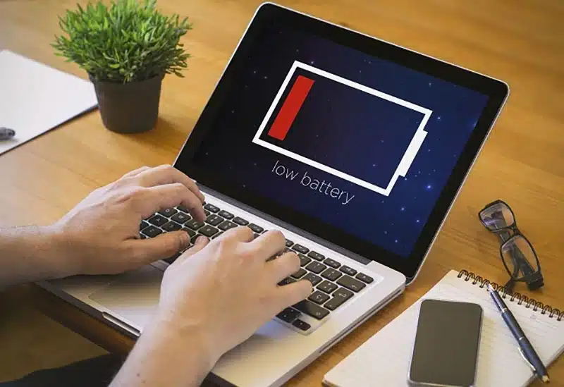 damaged laptop battery