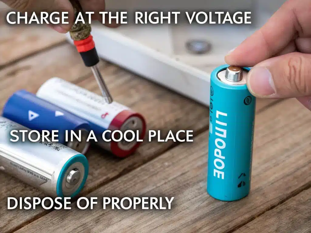 extend the life of 3.7v li ion batteries