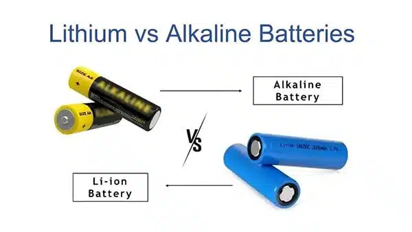 lithium vs. alkaline batteries