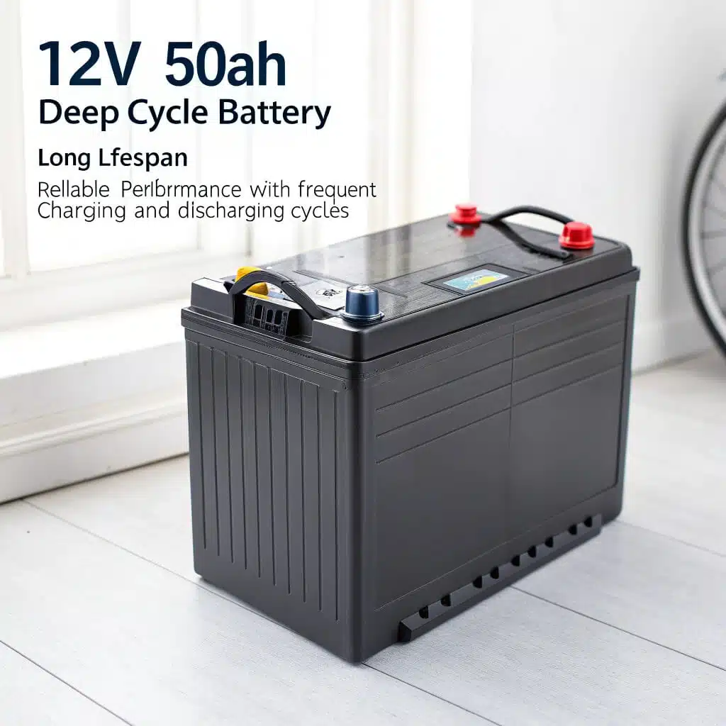 12.8v 50ah deep cycle battery features