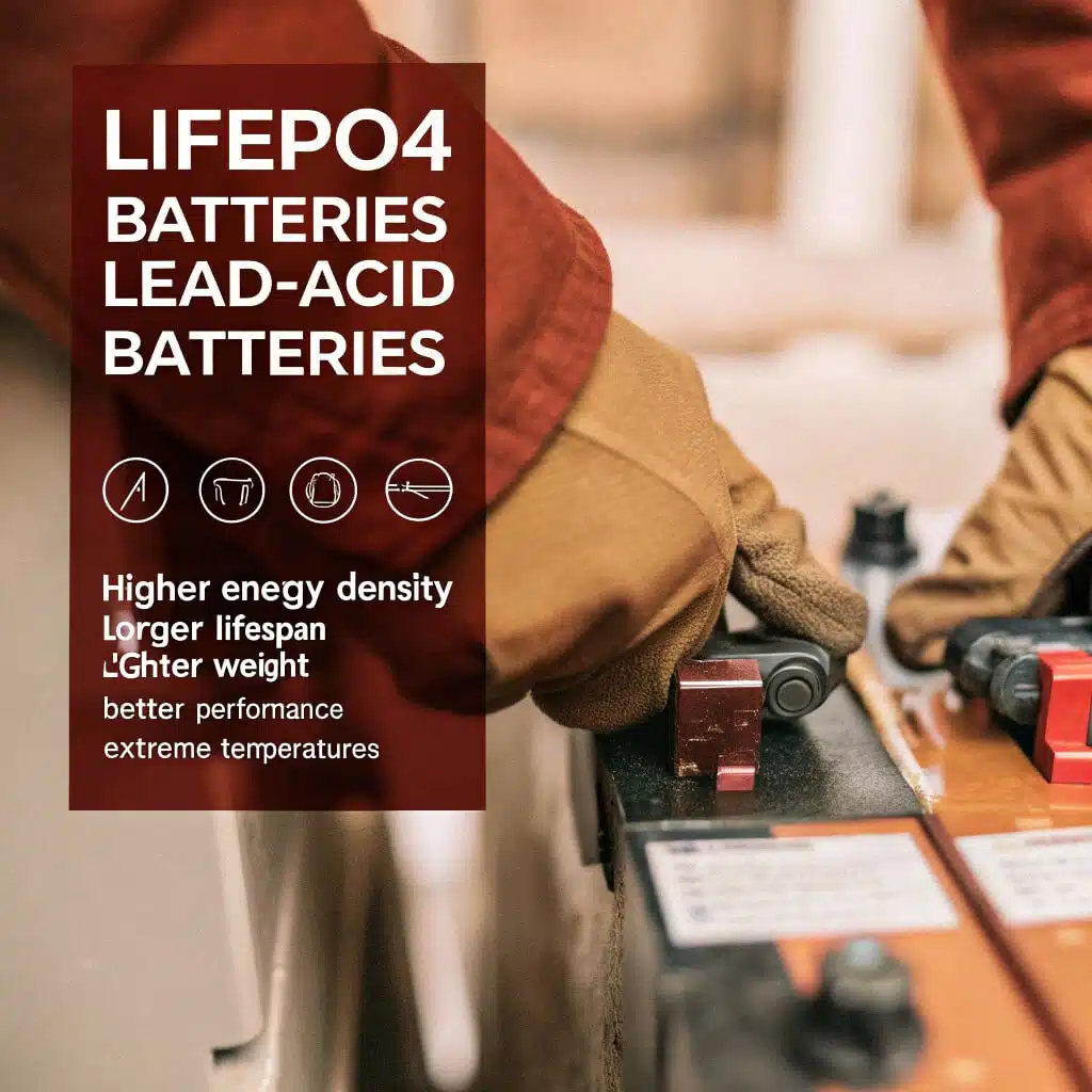 lifepo4 battery advantage over lead acid