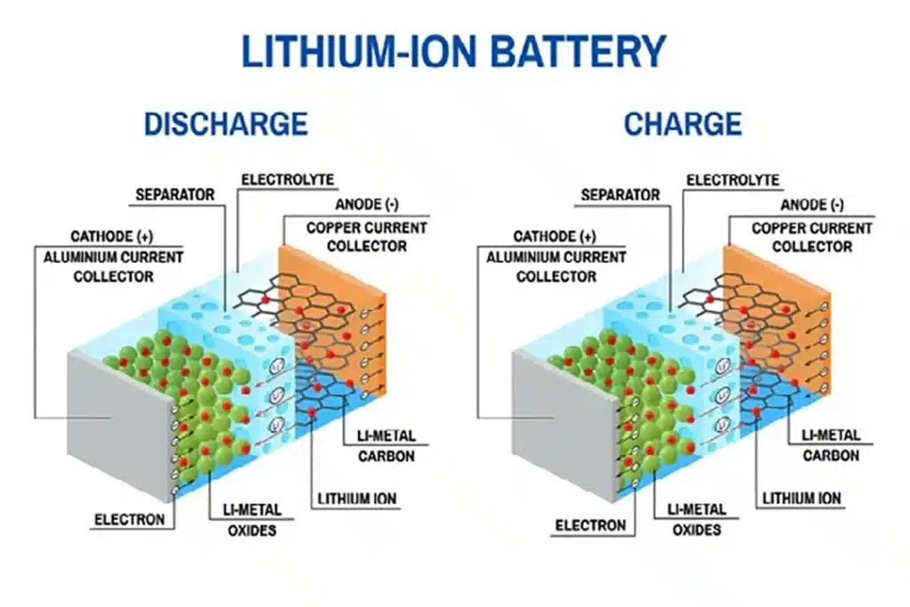 lithium battery structure and working principle
