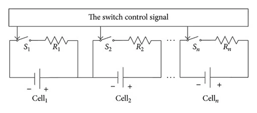 passive balancing system diagram
