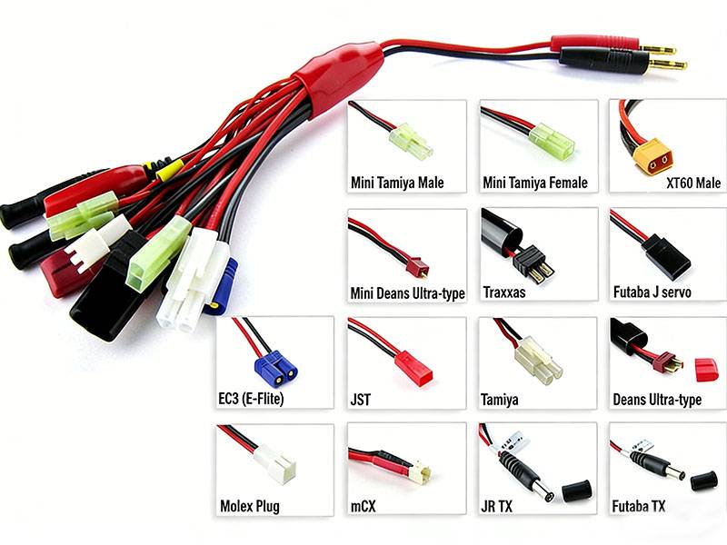 7.4v lipo battery connector