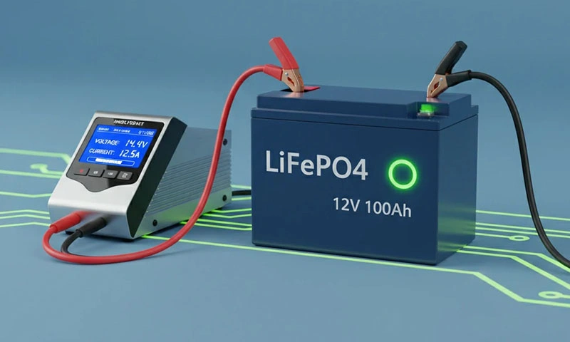 charge lifepo4 battery