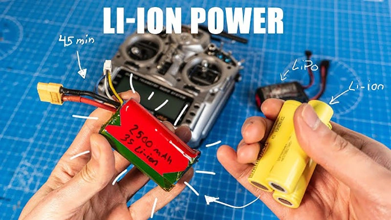 lipo vs li ion battery for rc drone