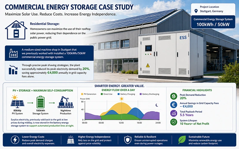 Commercial energy storage