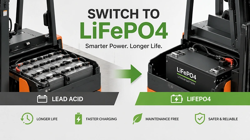 Switch LiFePO4 battery to reduce prices
