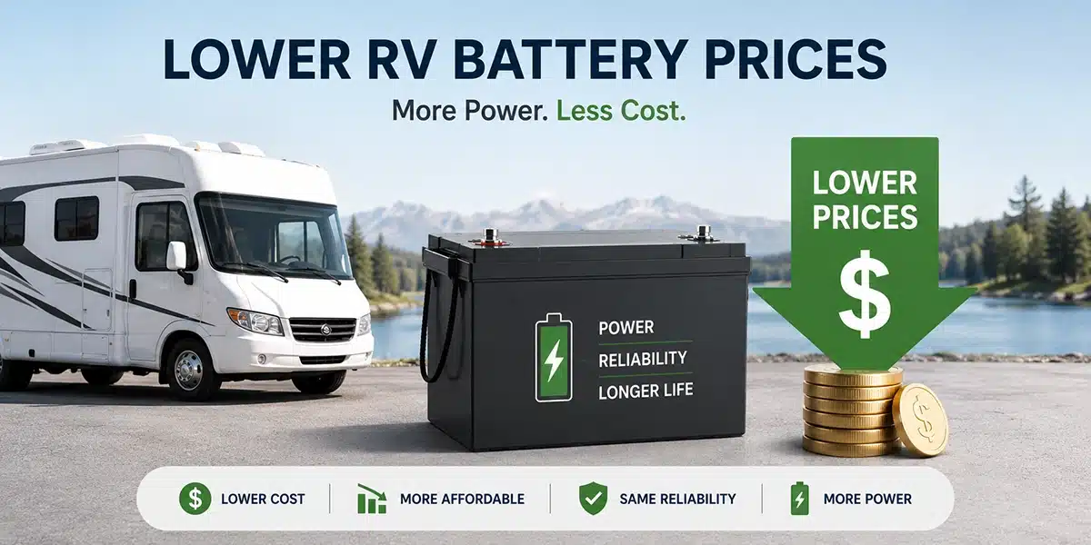 Lower RV battery prices