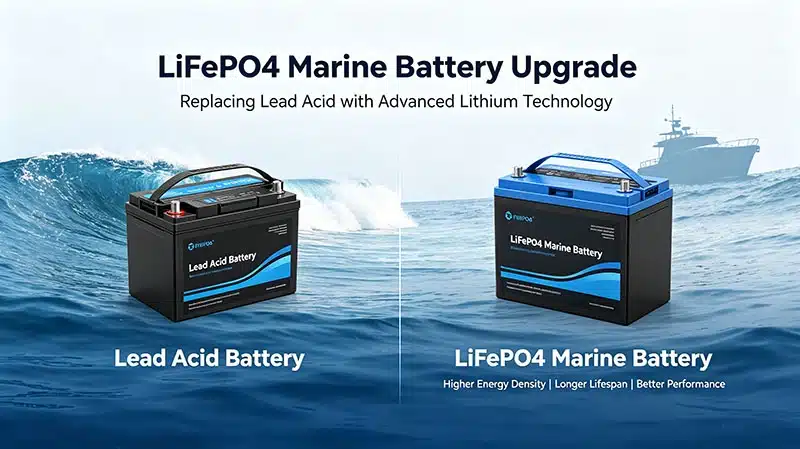 Update lead acid battery to LFP