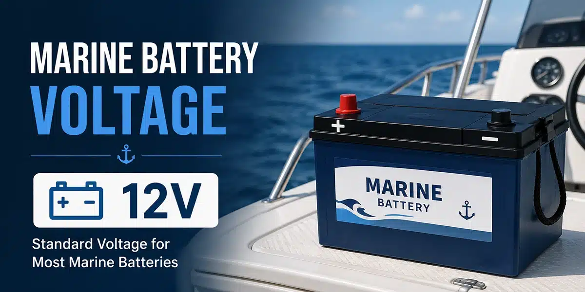 how many volt in a marine battery